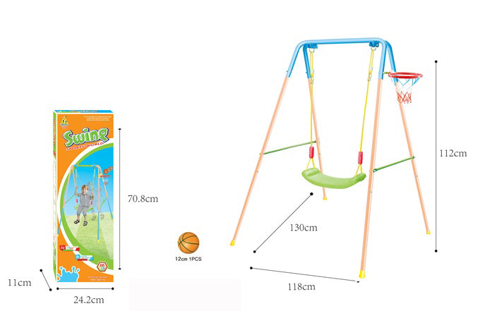2 IN 1 SWING & BASKETBALL
