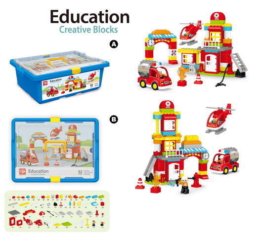 FIRE STATION BUILDING BLOCKS