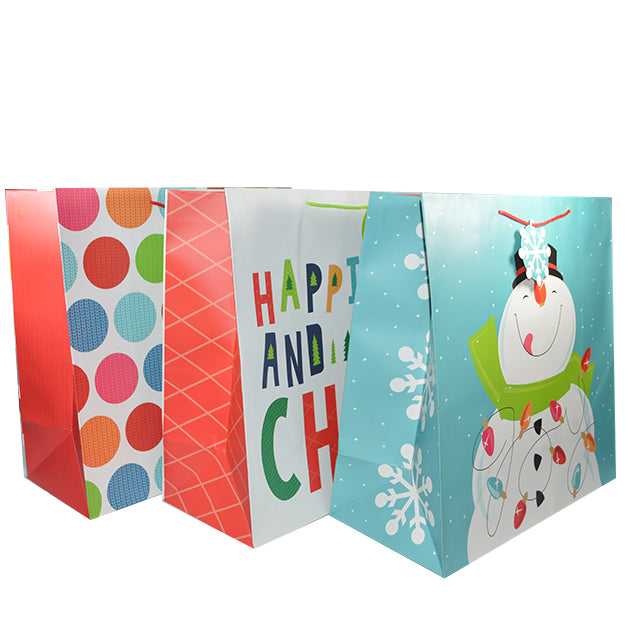 CHRISTMAS GIFT BAGS GIANT JUVENILE ASST