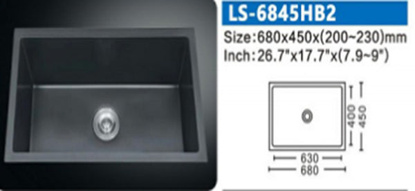 LS-6845HB2 STAINLESS STEEL KITCHEN SINK