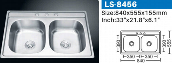 LS-8456 STAINLESS STEEL KITCHEN SINK