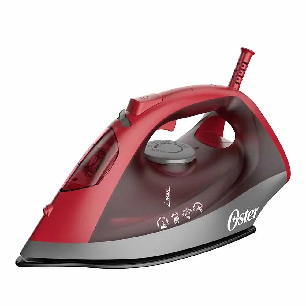 OSTER CERAMIC SHOT OF STEAM IRON RED