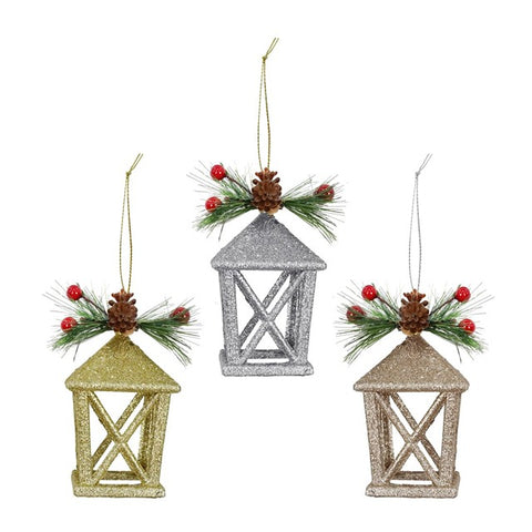 GLITTER HANGING LANTERN