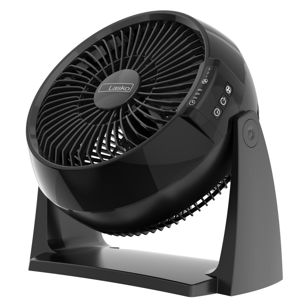 BLACK LASKO 10” FLOOR/WALL FAN AIR FLEXOR