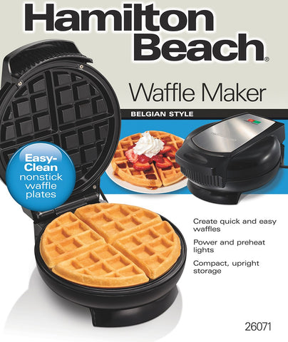 HAMILTON BEACH BELGIAN WAFFLE MAKER