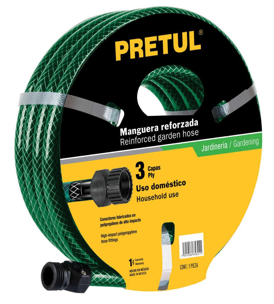 PRETUL 3 PLY 1/2" GARDEN HOSE 20M